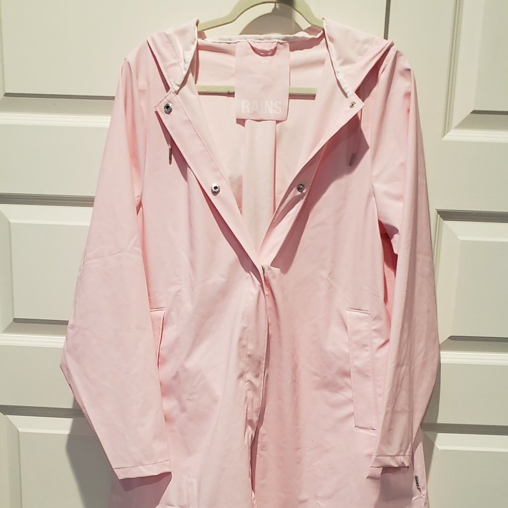 NWOT: Rains A-line Jacket Size Large